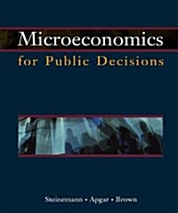 [중고] Microeconomics for Public Decisions (Hardcover, 2nd)