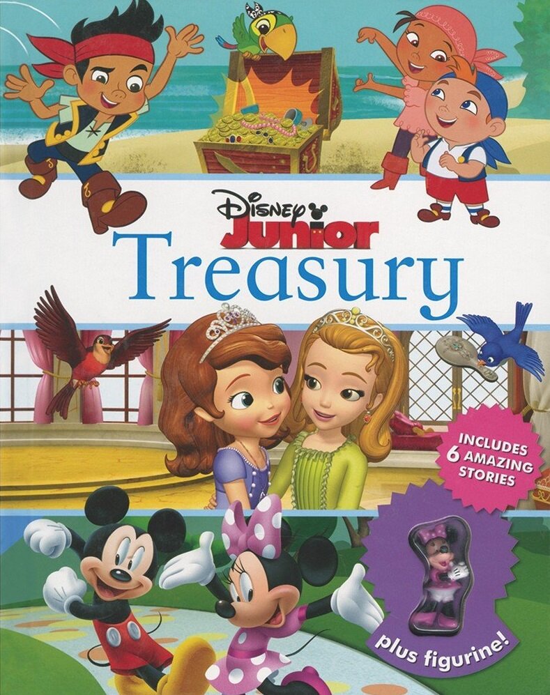 [중고] Disney Junior Treasury (피규어 포함) (Hardcover)