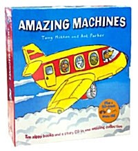 [중고] Amazing Machines 10 Book Box [with CD]