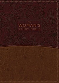 The NKJV, Womans Study Bible, Fully Revised, Imitation Leather, Brown/Burgundy, Full-Color: Receiving Gods Truth for Balance, Hope, and Transformati (Imitation Leather)