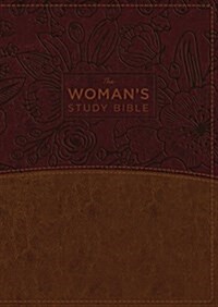 The NKJV, Womans Study Bible, Fully Revised, Imitation Leather, Brown/Burgundy, Full-Color, Indexed: Receiving Gods Truth for Balance, Hope, and Tra (Imitation Leather)