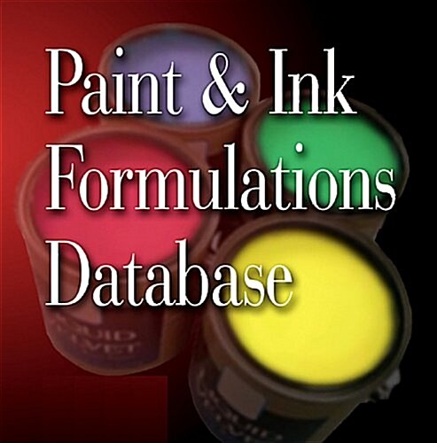 Paint And Ink Formulations Database (CD-ROM)