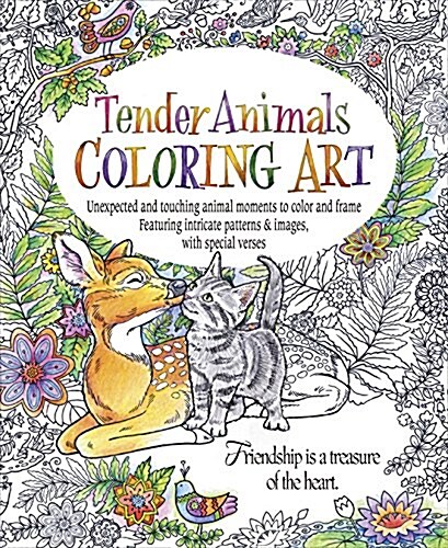 Tender Animals Coloring Art (Paperback, CLR, CSM)