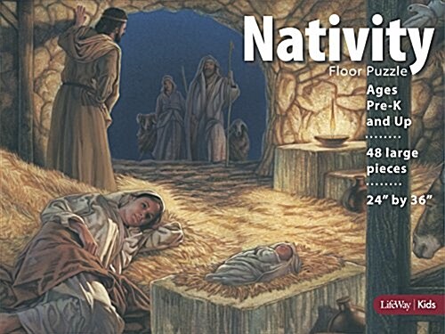 The Nativity Floor Puzzle (Hardcover)