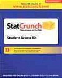 StatCrunch 12 Month Access Code (Pass Code, Student)