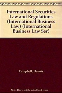 International Securities Law and Regulation (Hardcover)