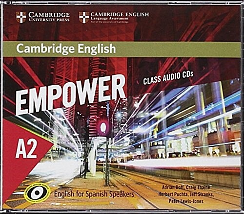 Cambridge English Empower for Spanish Speakers A2 Class Audio CDs (4) (CD-Audio)