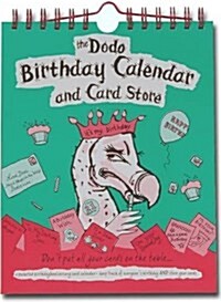 Dodo Birthday Calendar and Card Store : A Pocketed Birthday/Anniversary Card Calendar - Keep Track of Everyones Birthday AND Store Your Cards (Spiral Bound)