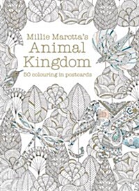 Millie Marottas Animal Kingdom Postcard Box : 50 beautiful cards for colouring in (Postcard Book/Pack)