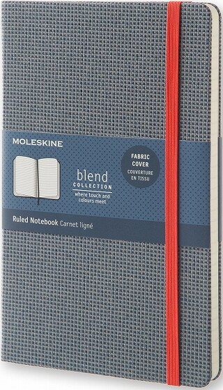 Moleskine Blend Limited Collection Large Ruled Blue (Hardcover)