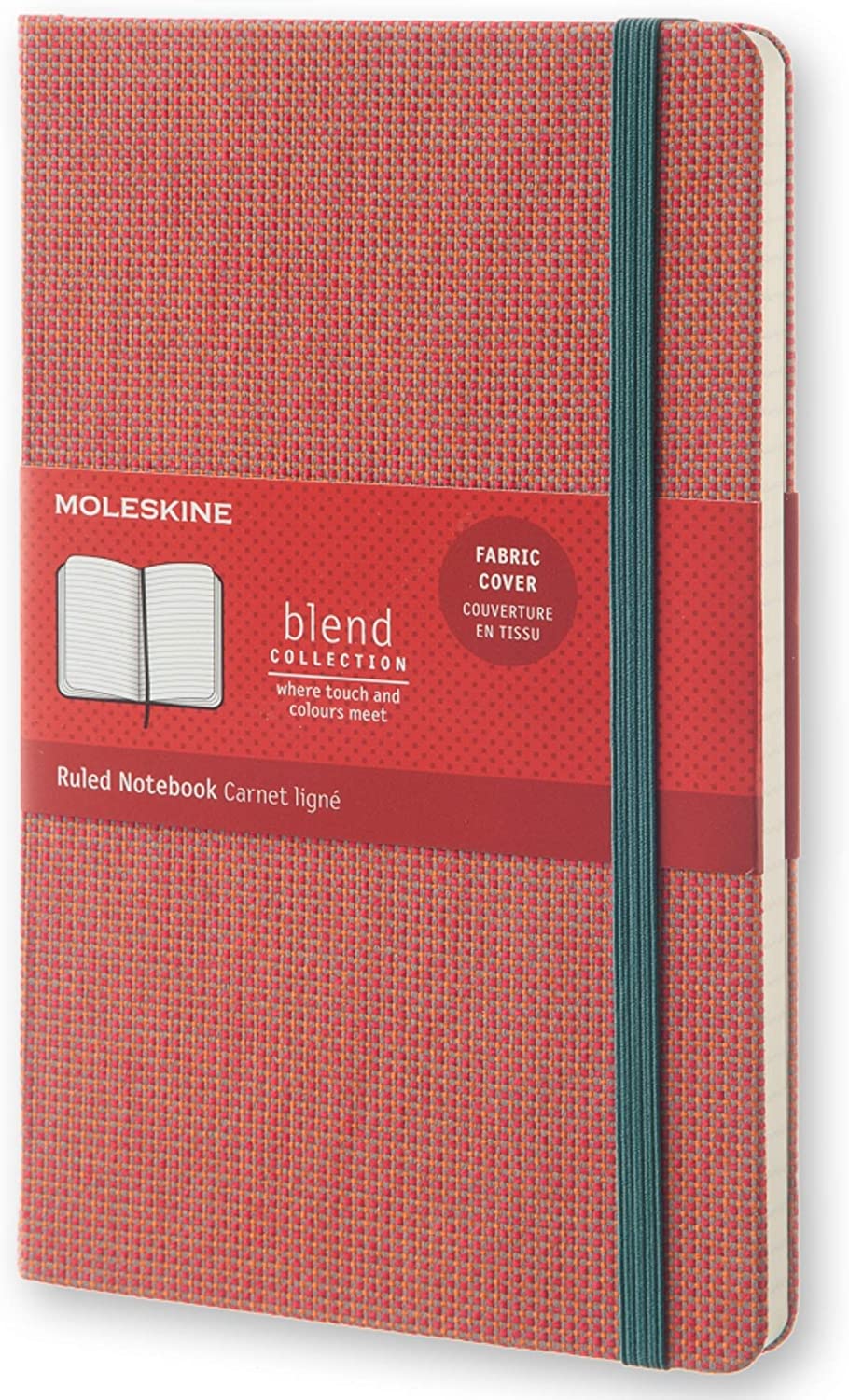 Moleskine Blend Limited Collection Large Ruled Red (Hardcover)