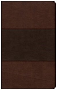CSB Ultrathin Reference Bible, Saddle Brown Leathertouch (Imitation Leather)