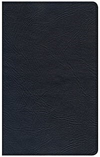 CSB Ultrathin Reference Bible, Black Premium Leather (Leather)