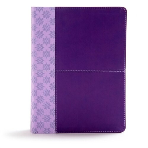 CSB Study Bible, Purple Leathertouch, Indexed: Faithful and True (Imitation Leather)