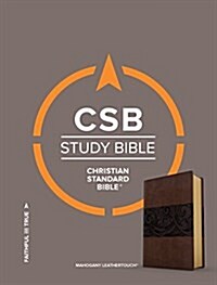 CSB Study Bible, Mahogany Leathertouch (Imitation Leather)