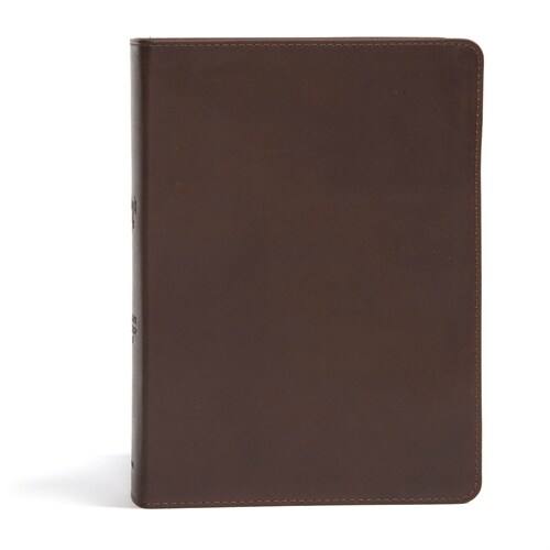 CSB She Reads Truth Bible, Brown Genuine Leather, Indexed: Notetaking Space, Devotionals, Reading Plans, Easy-To-Read Font (Leather)