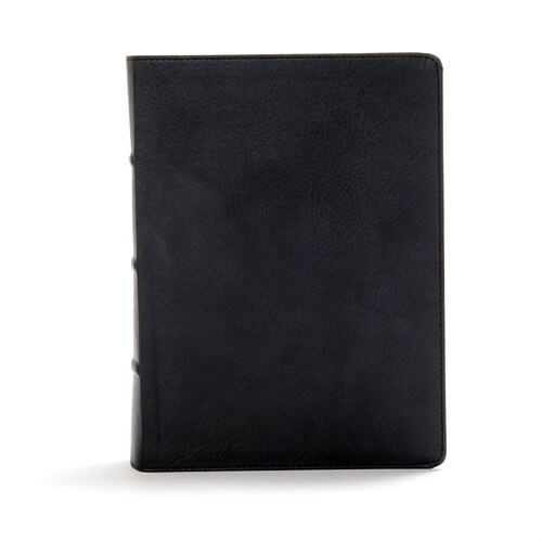 CSB Study Bible, Black Deluxe Leathertouch, Indexed: Faithful and True (Imitation Leather)