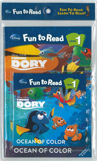 Disney Fun to Read Set 1-29 : Ocean of Color (도리를 찾아서) (Paperback + Workbook + Audio CD)