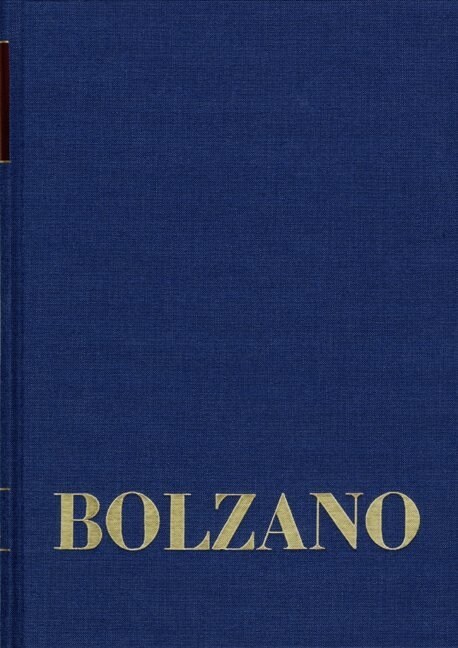 Bernard Bolzano Gesamtausgabe, Miscellanea Mathematica 1 (Hardcover)