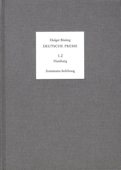 Dholger Boning, Hamburg. 1766-1795 (Hardcover)