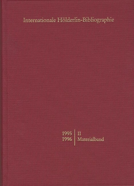 1993-1994. II Materialband (Hardcover)
