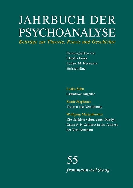 Jahrbuch Der Psychoanalyse, Band 55 (Paperback)