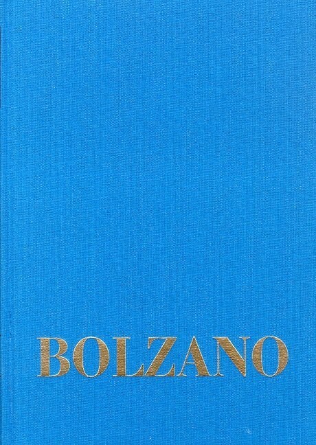 Bernard Bolzano, Lehrbuch Der Religionswissenschaft. Dritter Teil. 167-234 (Hardcover)