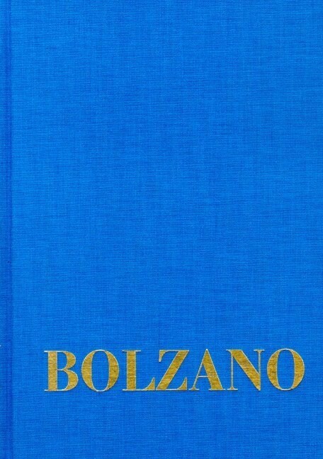 Bernard Bolzano, Lehrbuch Der Religionswissenschaft. Dritter Teil. 235-303 (Hardcover)
