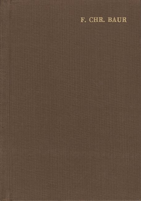 Ferdinand Christian Baur: Ausgewahlte Werke / 5 Bande (Hardcover)