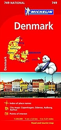 Michelin Denmark Map # 749 (Folded)