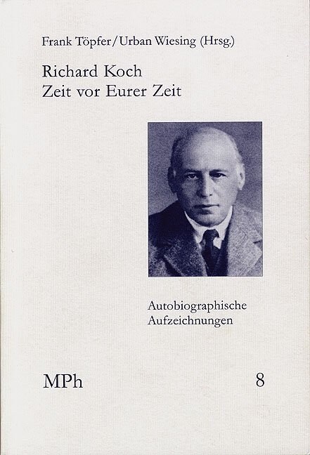 Zeit VOR Eurer Zeit: Autobiographische Aufzeichnungen (Paperback)