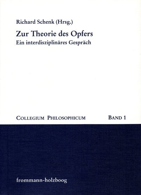 Zur Theorie Des Opfers (Paperback)