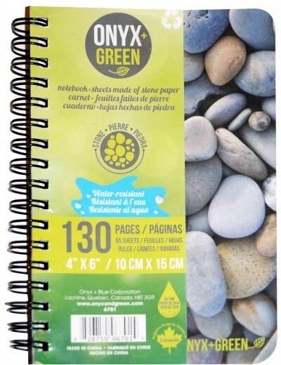 Notebook, Side Coil, 65 Ruled Sheets, Stone Paper (Paperback, NTB)