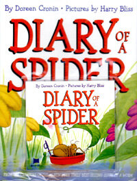 베오영 Diary of a Spider (원서 & CD) (Hardcover) - 베스트셀링 오디오 영어동화