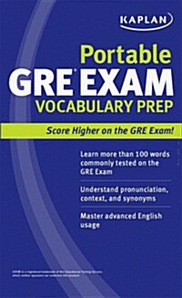 Kaplan Portable GRE Exam Vocabulary Prep (Paperback)