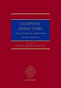 Company Directors : Duties, Liabilities, and Remedies (Hardcover, 3 Revised edition)