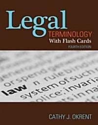 Legal Terminology with Flashcards [With Flash Cards and Access Code] (Paperback, 4)