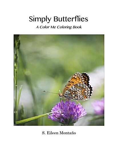 Simply Butterflies: A Color Me Coloring Book (Paperback)