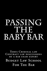 Passing the Baby Bar: Torts Criminal Law Contract Law Discussions by a Bar Exam Expert (Paperback)