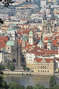 Aerial View of Prague, for the Love of the Czech Republic: Blank 150 Page Lined Journal for Your Thoughts, Ideas, and Inspiration (Paperback)