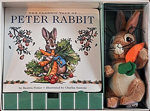 The Peter Rabbit Plush Gift Set: The Classic Edition Board Book + Plush Stuffed Animal Toy Rabbit Gift Set (Fun Gift Set, Holiday Traditions, Beatrix (Board Books)