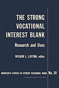 The Strong Vocational Interest Blank (Paperback)