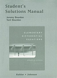 Student Solutions Manual for Elementary Differential Equations (Paperback, 2)