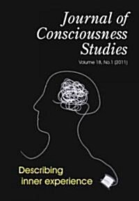 JCS Symposium on Describing Inner Experience : A Debate on Descriptive Experience Sampling (Paperback)