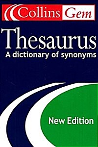 Collins Gem Thesaurus (Paperback, Mini)