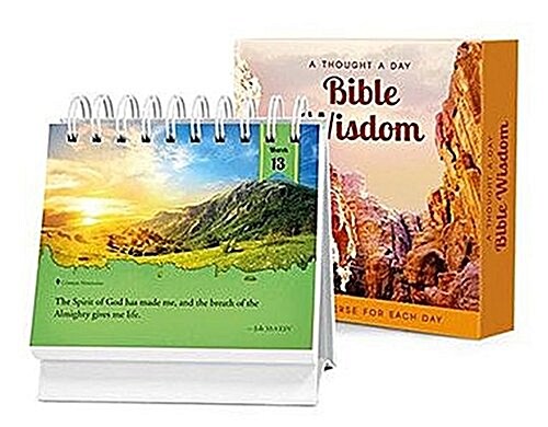A Thought a Day--Bible Wisdom: A Daily Desktop Quotebook (Daily)
