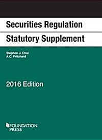 Securities Regulation Statutory Supplement (Paperback)