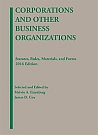 Corporations and Other Business Organizations (Paperback)