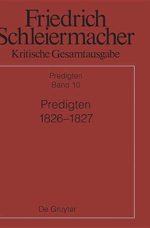 Predigten 1826-1827 (Hardcover)