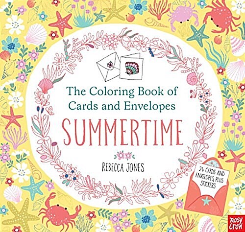 The Coloring Book of Cards and Envelopes: Summertime (Paperback)